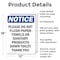 Signmission Please Do Not Flush Paper Towels, 12 in W x Rectangle, Aluminum OS-2PACK-NS-A-1218-V-17382 - alternate 6